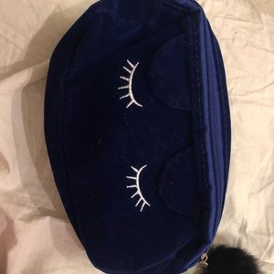 Eyes wide shut blue velvet clutch 👛 🌈💗✨